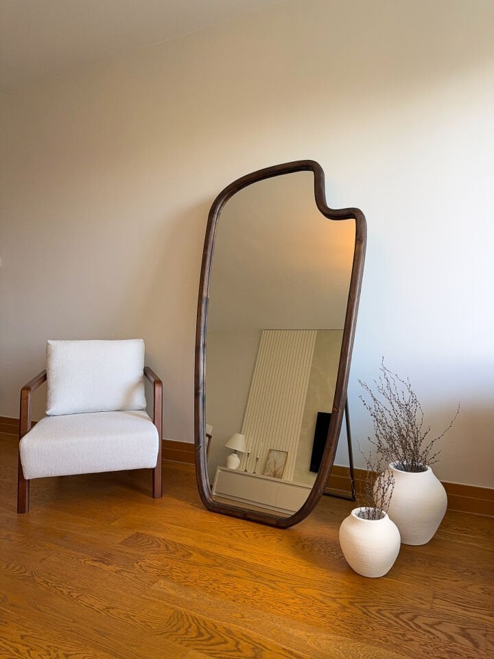 Lunor - Organische Houten Spiegel 180x100 cm