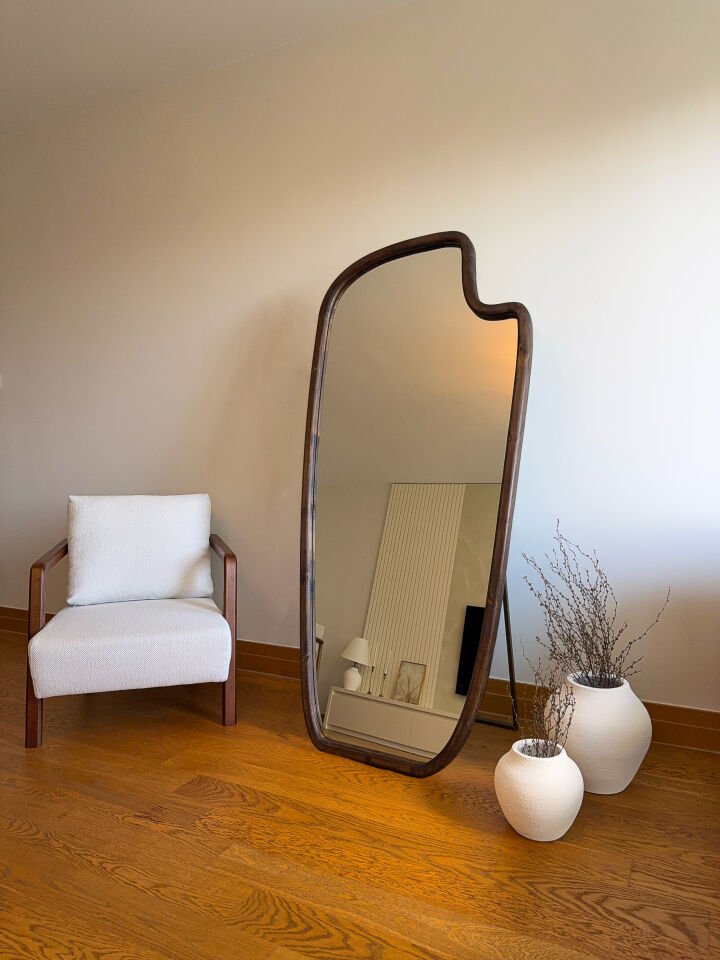 Lunvi - Organische Houten Spiegel 180x80 cm