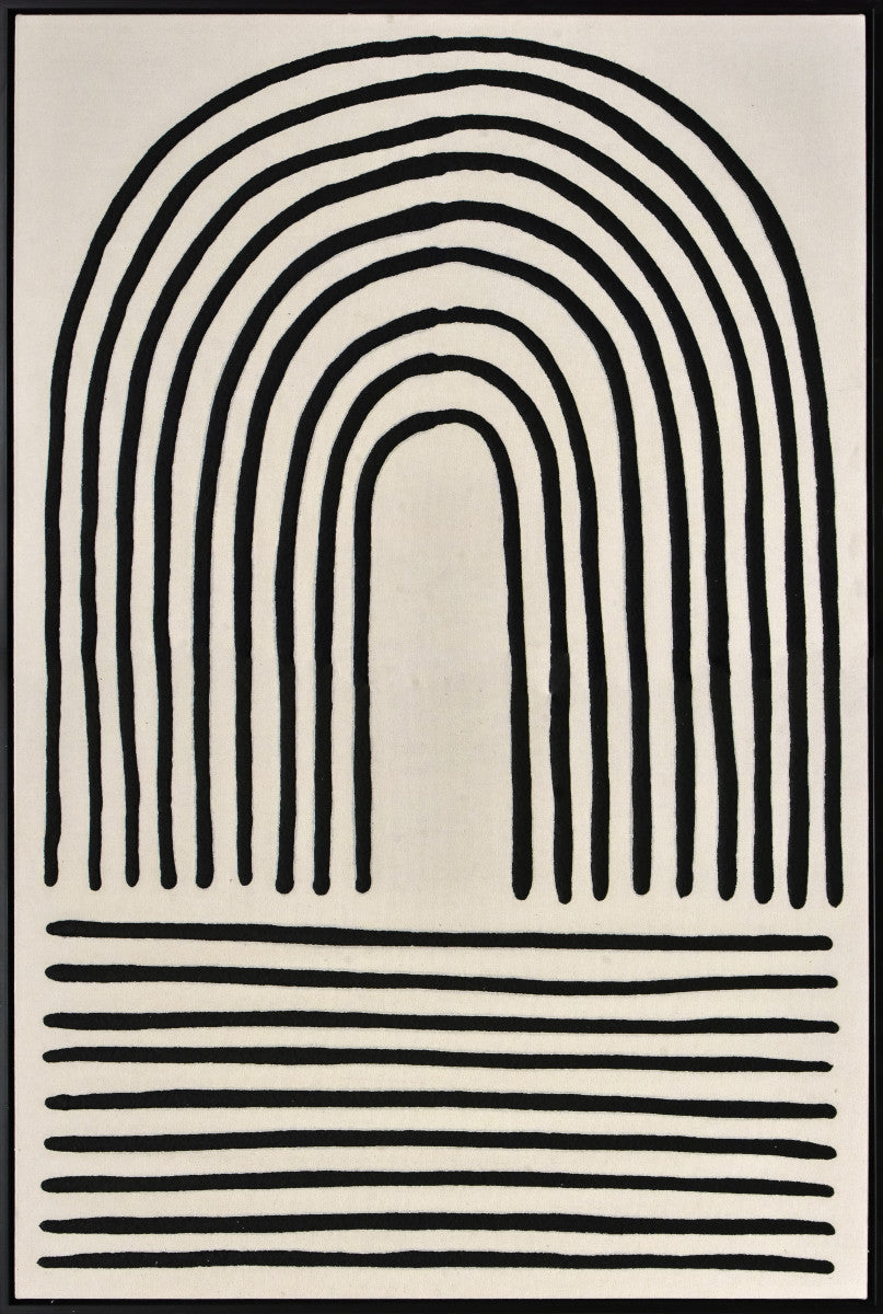 3D wanddecoratie 83x123cm 'Arch' Beige