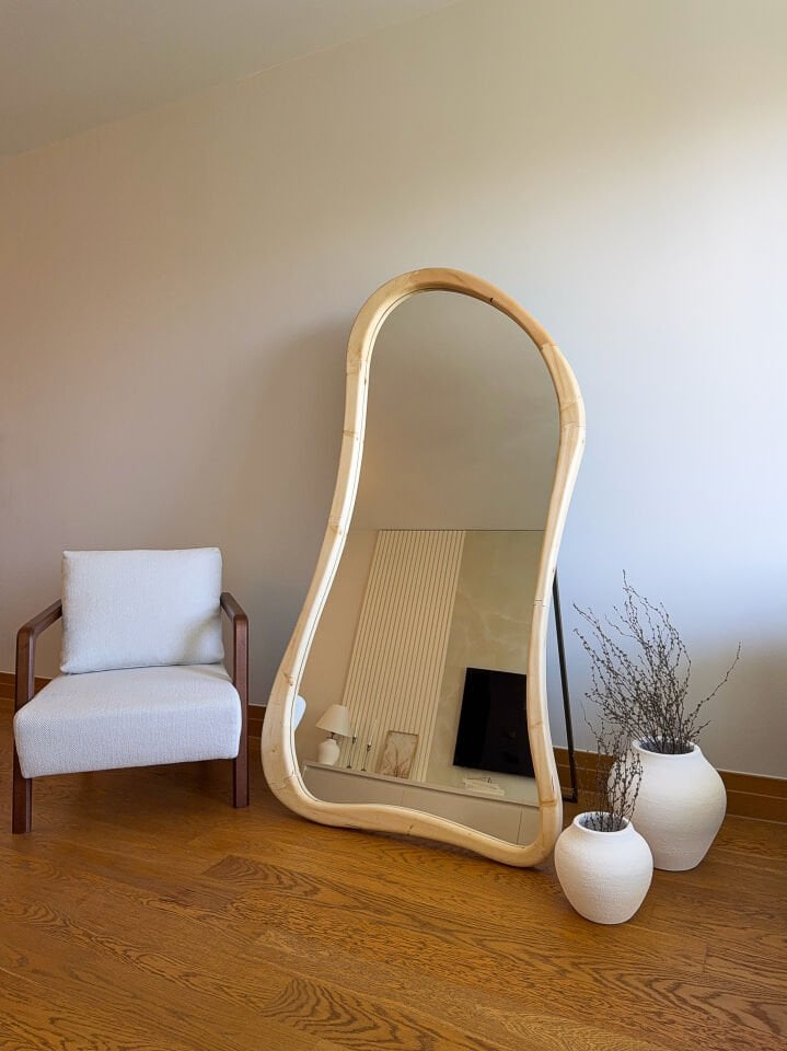 Lova – Organische Houten Spiegel 180x100 cm
