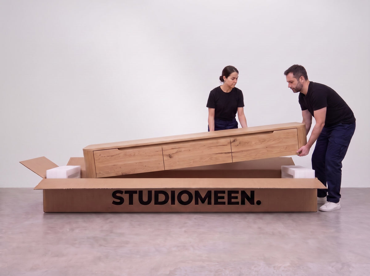 Miyoko tv-meubel eiken ophangen, stap 3