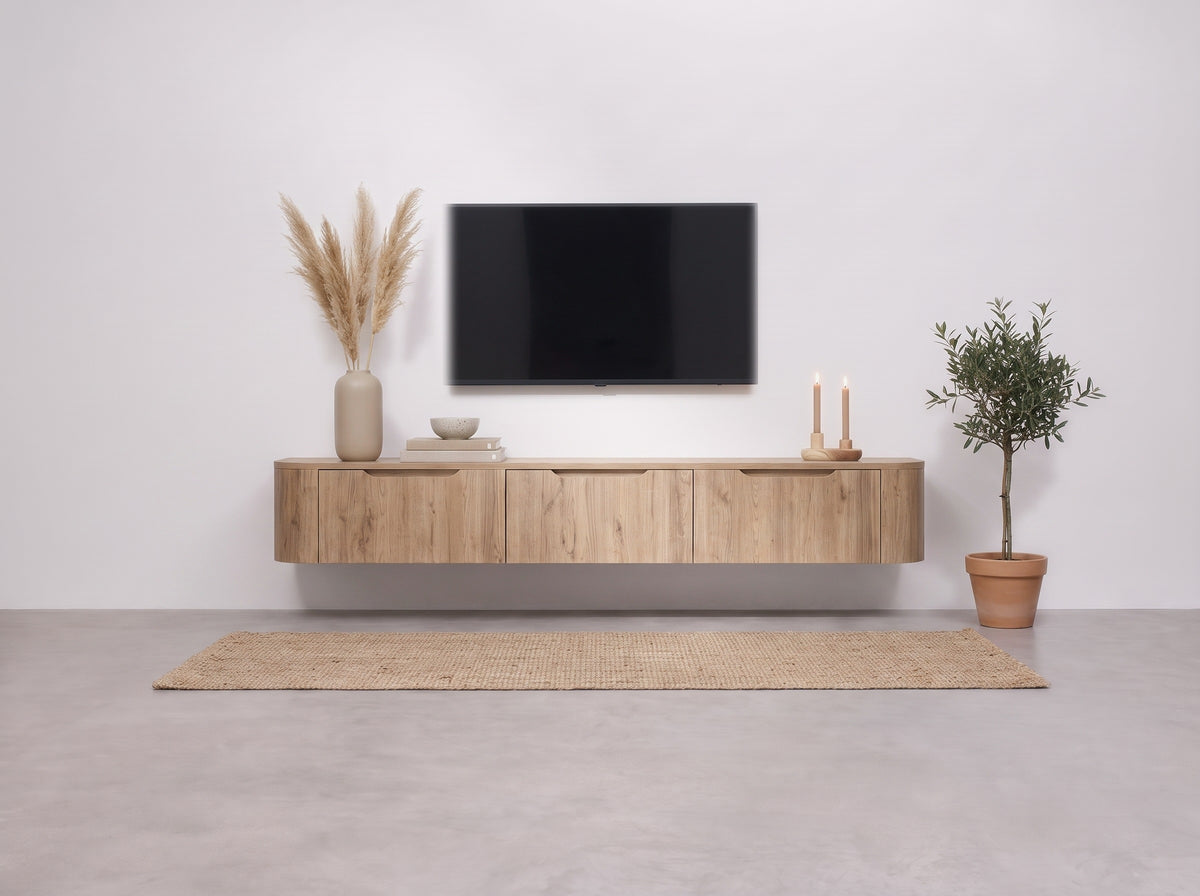 Miyoko tv-meubel eiken ophangen, stap 17