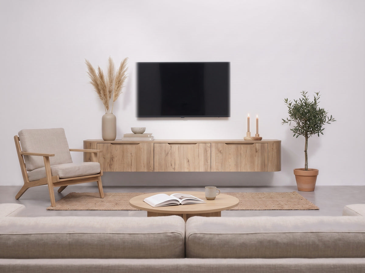Miyoko tv-meubel eiken ophangen, stap 20