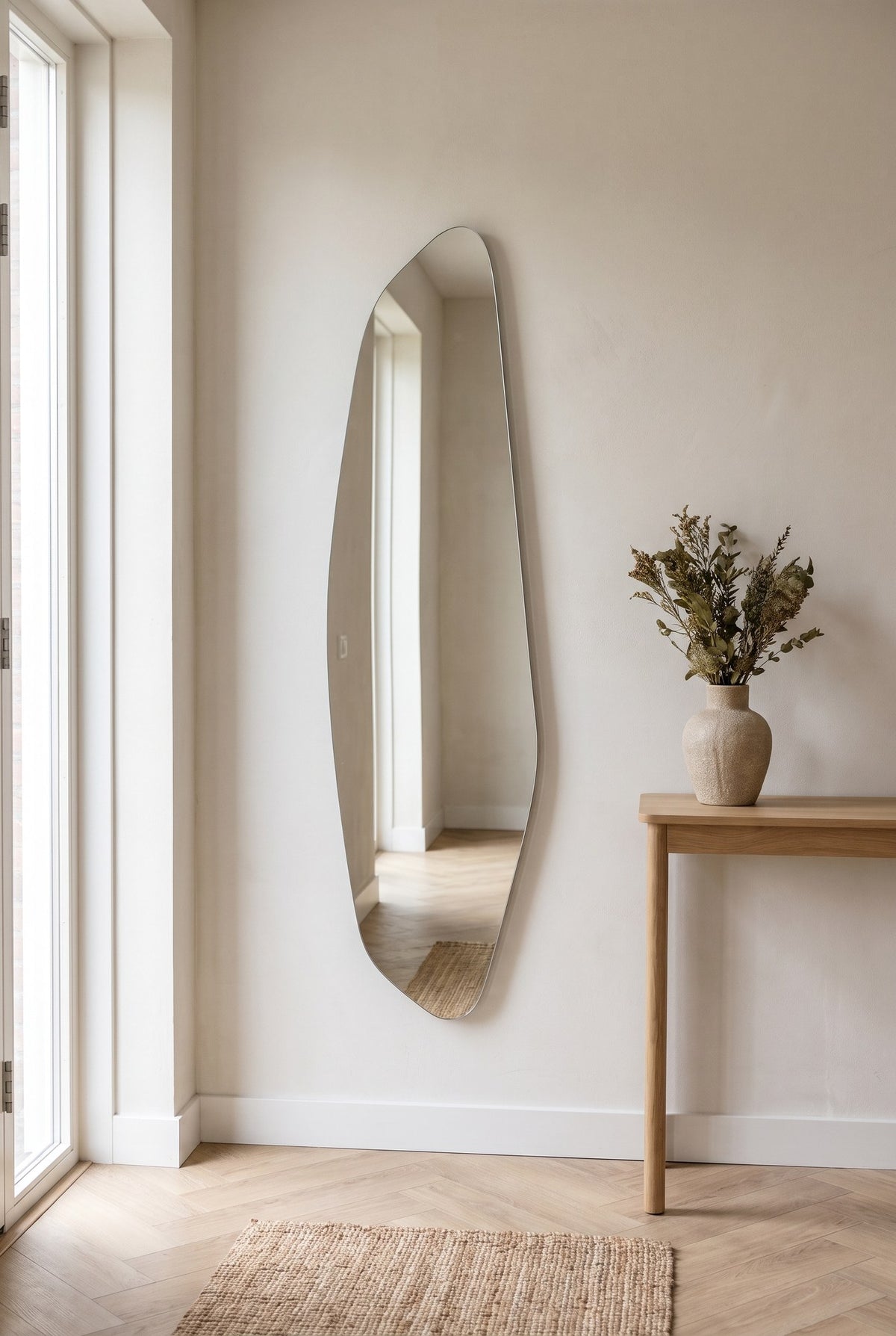 Asymmetrische Spiegel – 140 X 35 CM, afbeelding 3