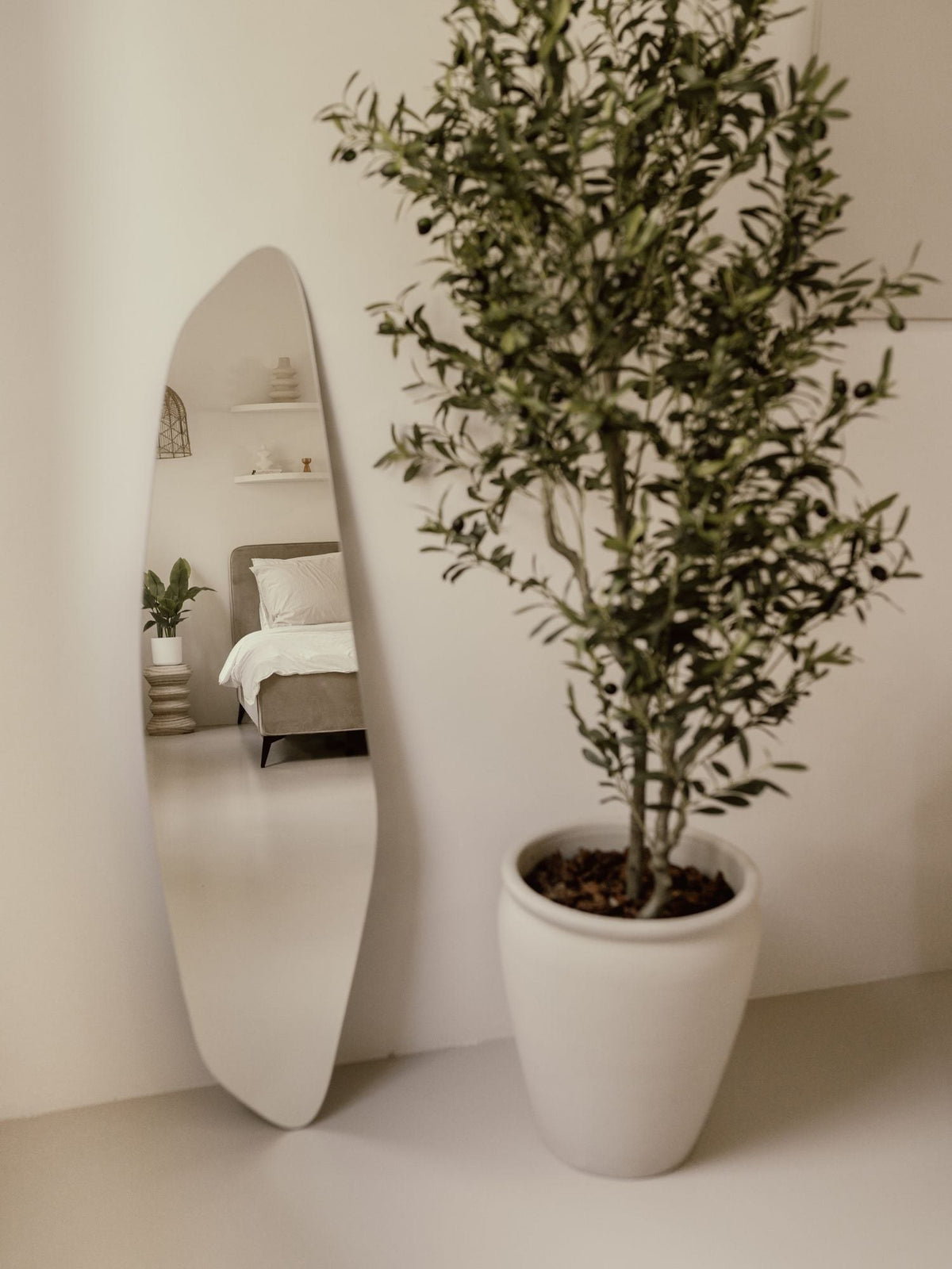 Asymmetrische Spiegel – 140 X 35 CM, afbeelding 2
