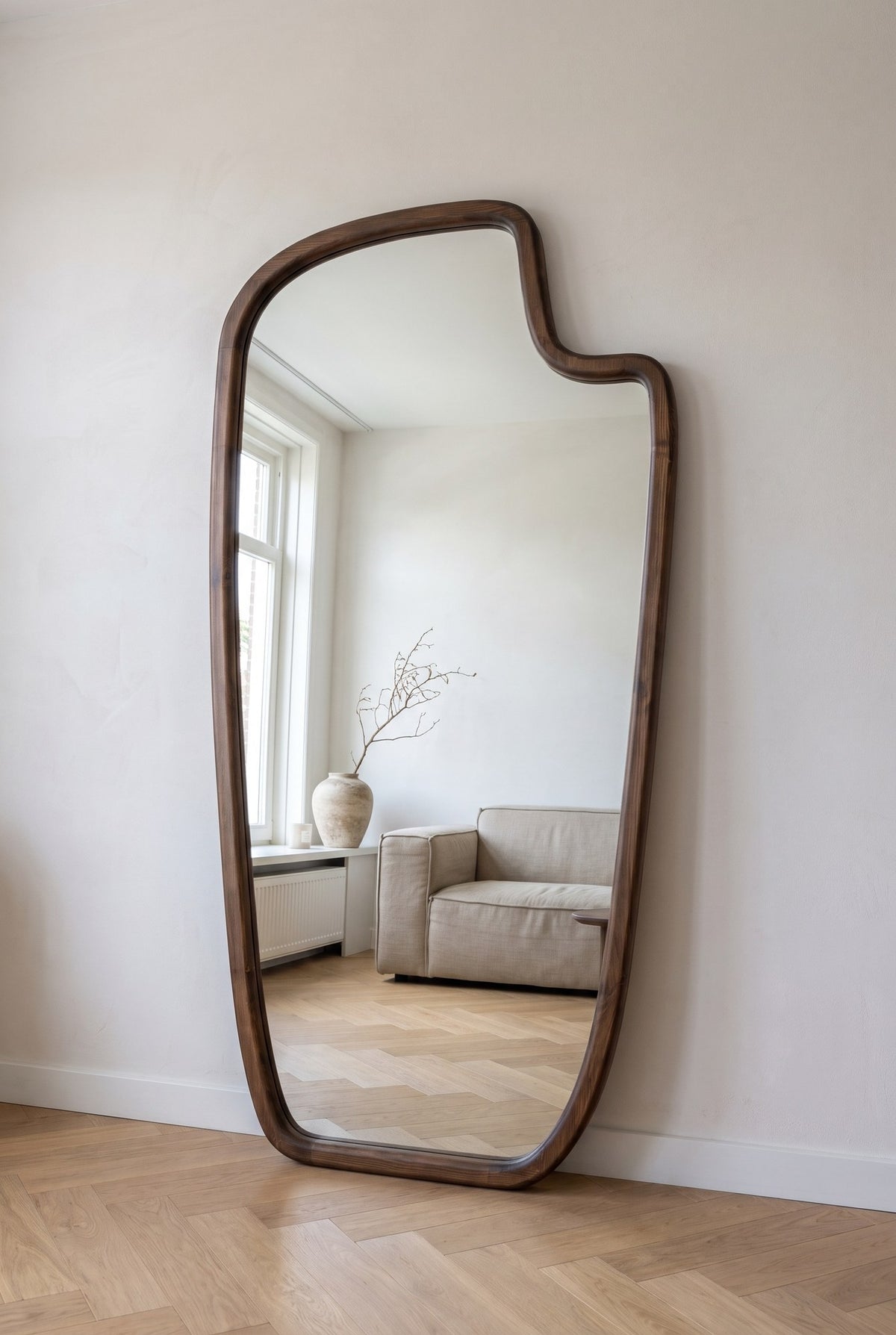 Lunor - Organische Houten Spiegel 180x100 cm, afbeelding 3