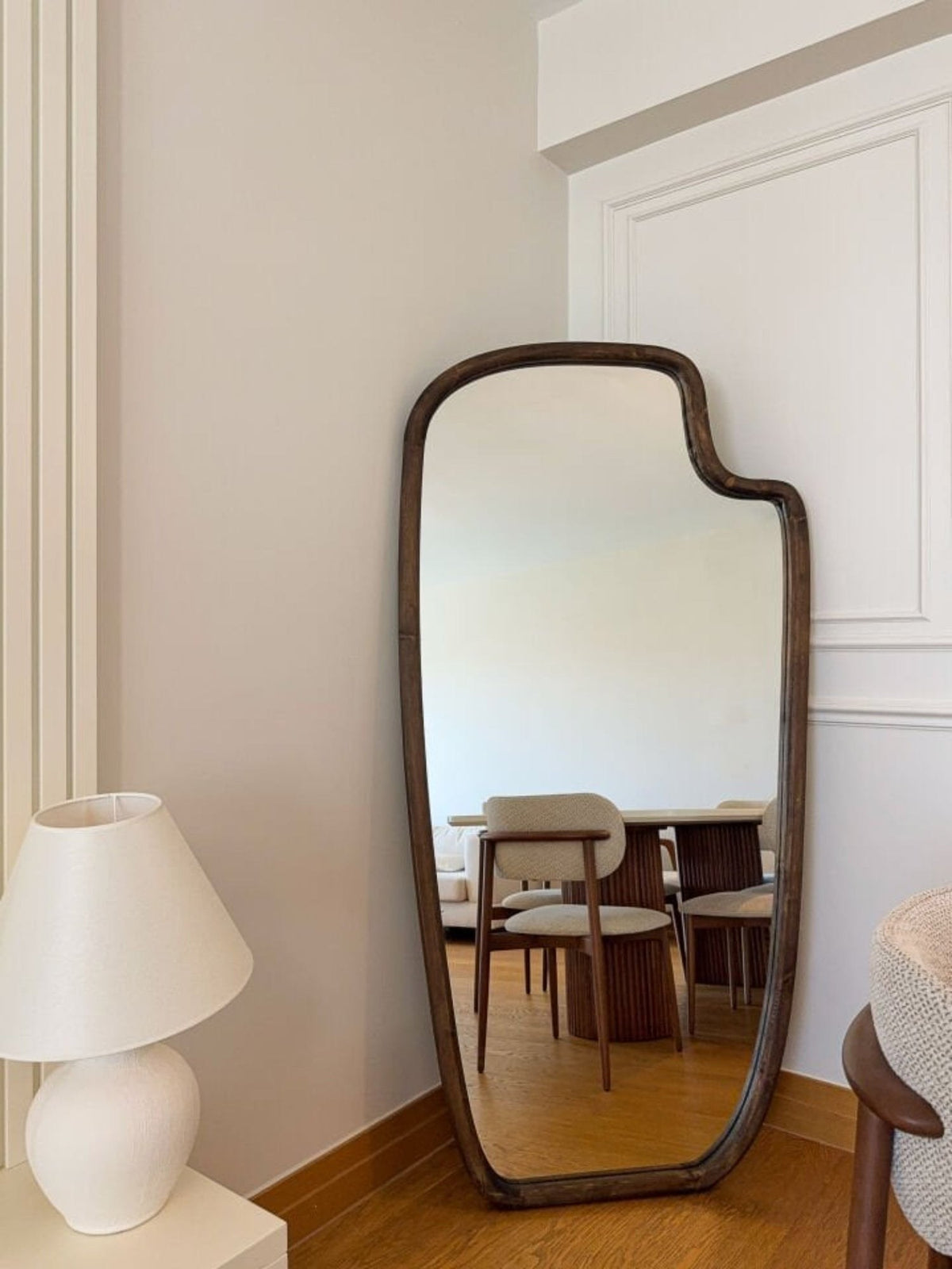 Lunor - Organische Houten Spiegel 180x100 cm, afbeelding 2