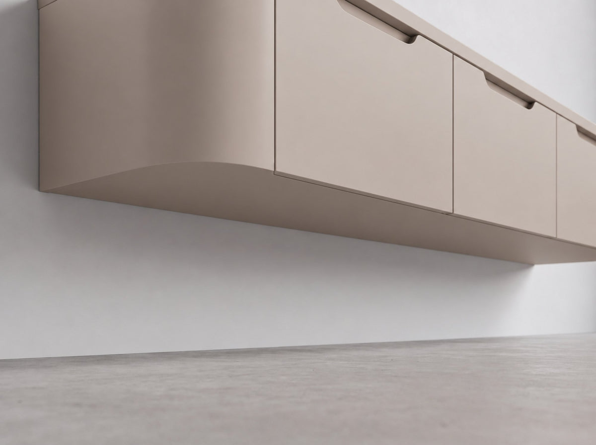 Miyoko tv-meubel taupe ophangen, stap 12