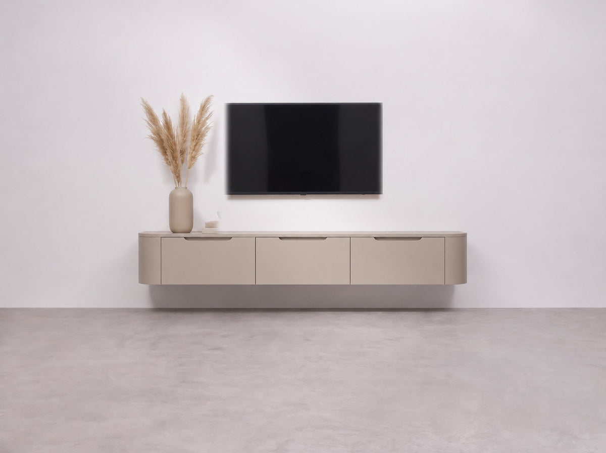 Miyoko tv-meubel taupe ophangen, stap 14