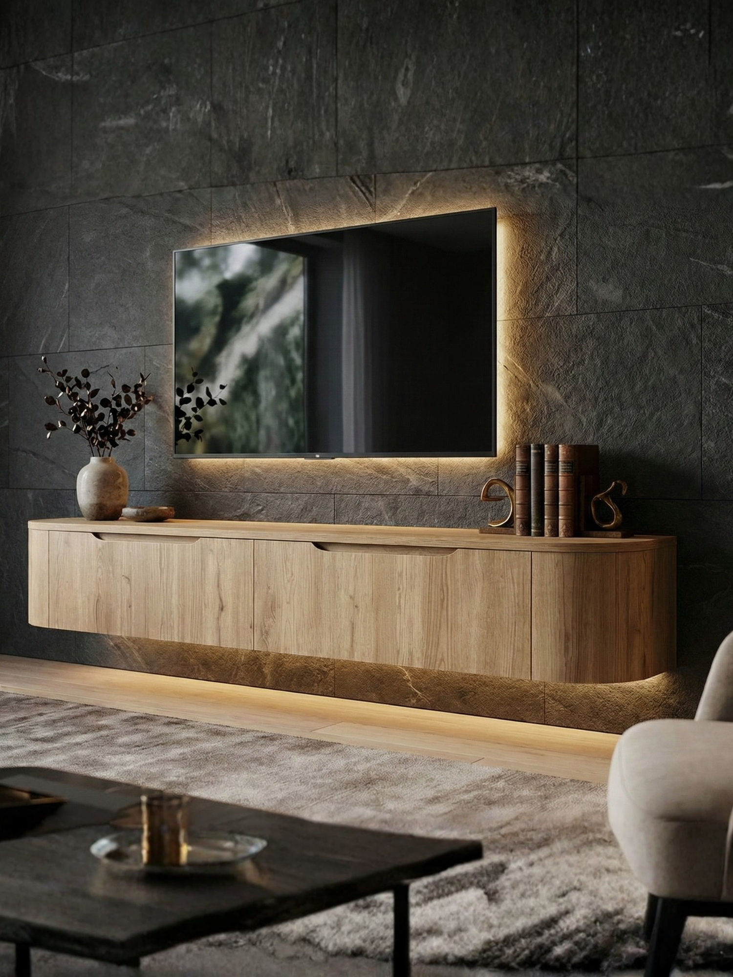 Miyoko Eiken Japandi TV-Meubel L180CM x D32CM x H38CM