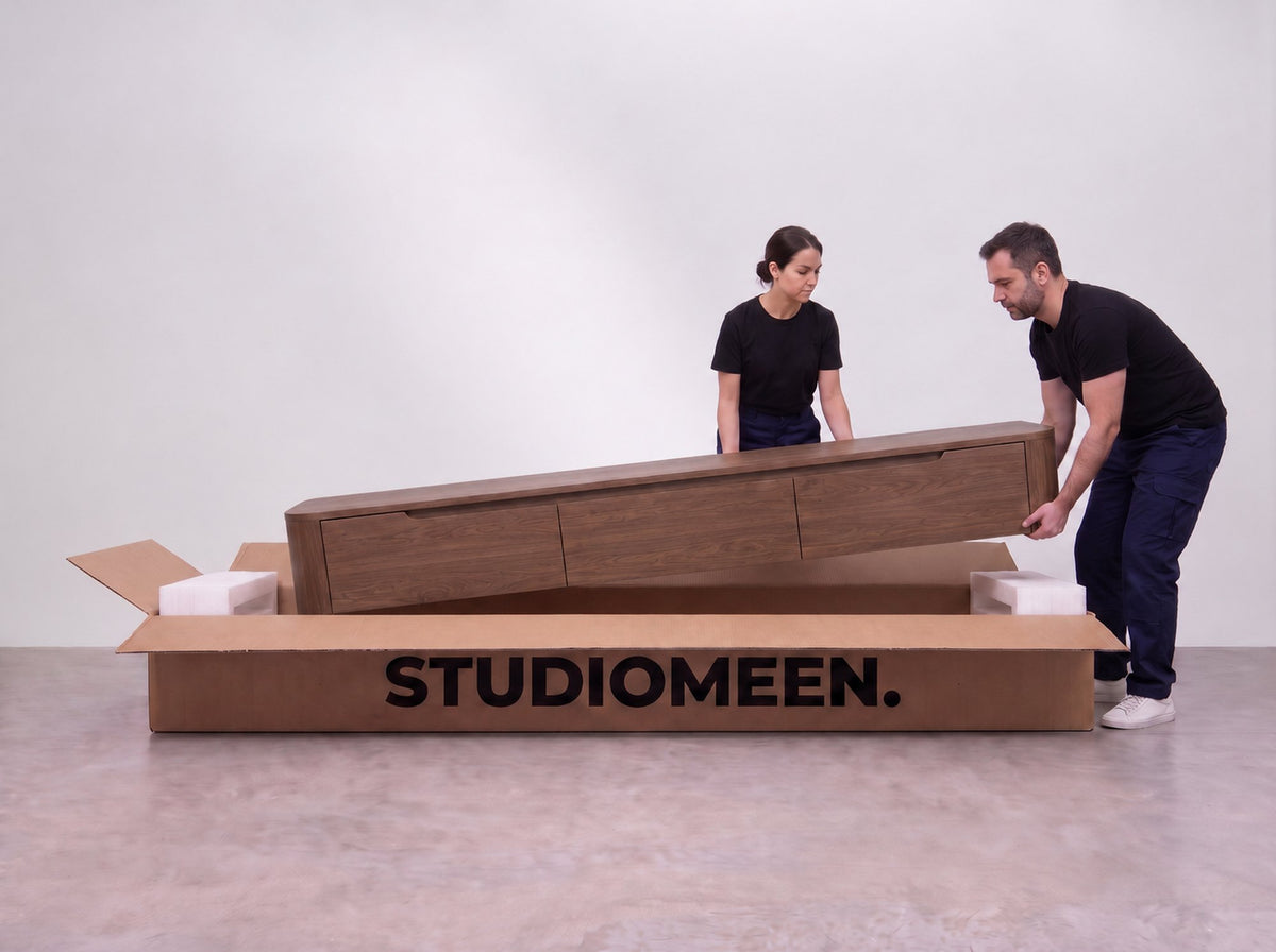 Miyoko tv-meubel walnoot ophangen, stap 3