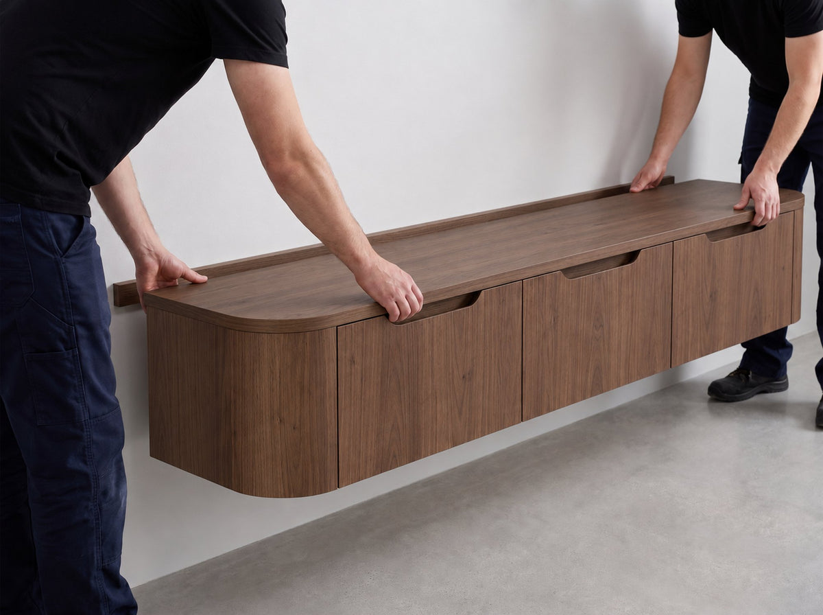Miyoko tv-meubel walnoot ophangen, stap 8