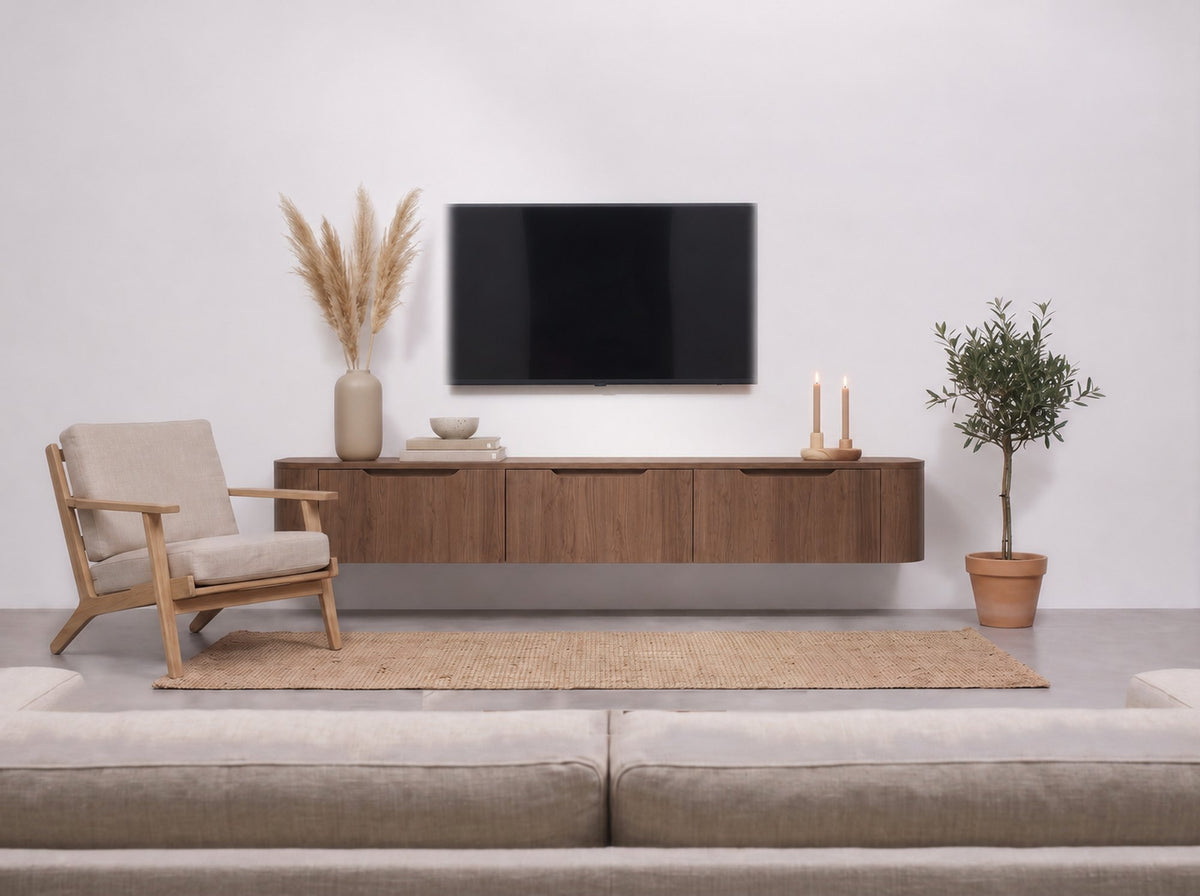 Miyoko tv-meubel walnoot ophangen, stap 19