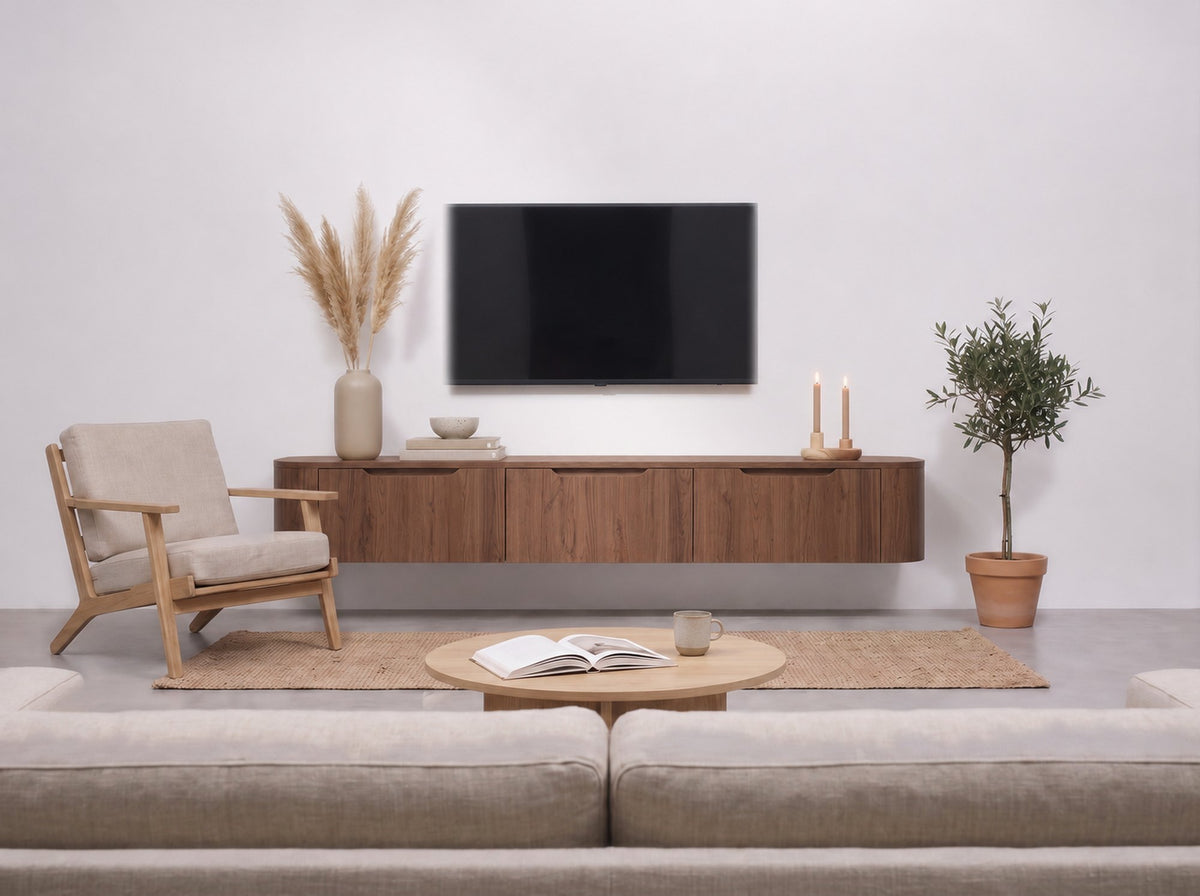 Miyoko tv-meubel walnoot ophangen, stap 20