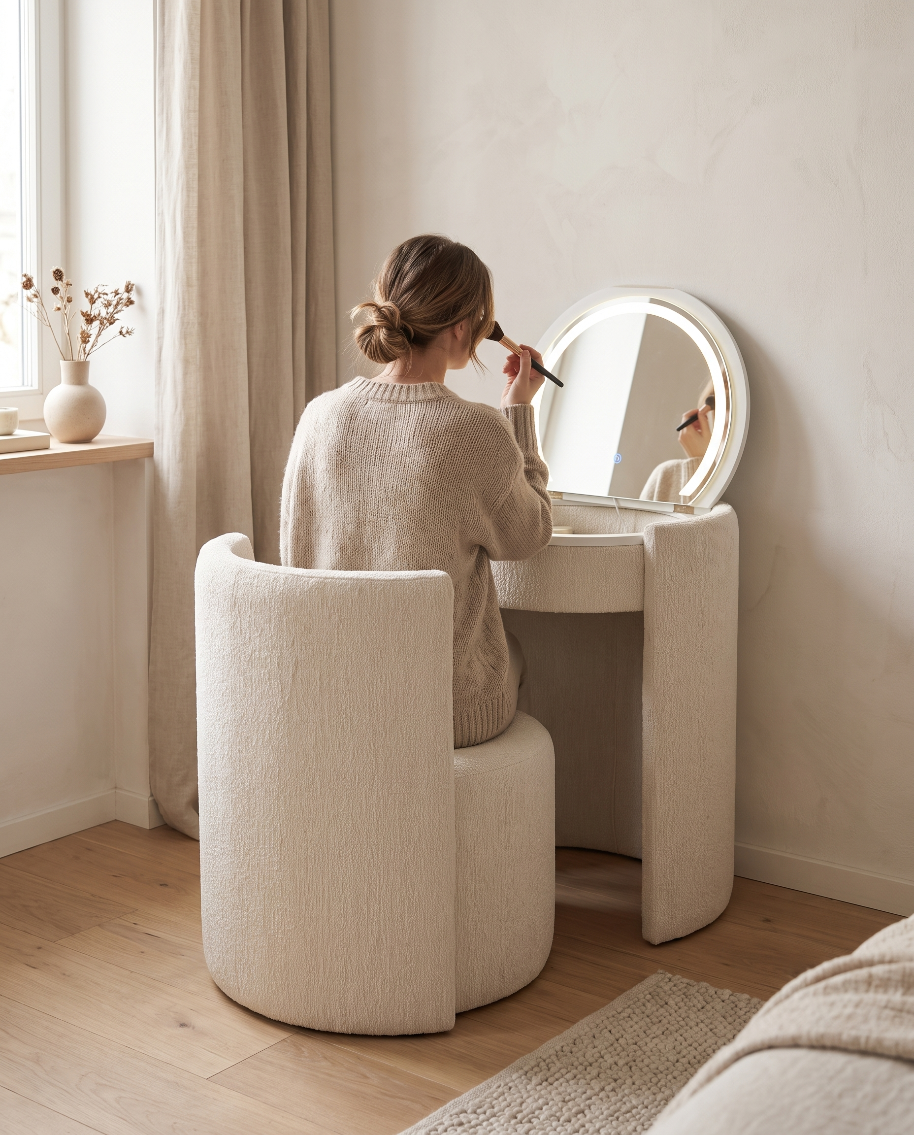 Nieuw bij Studiomeen: de Yoko make-up tafel met spiegel