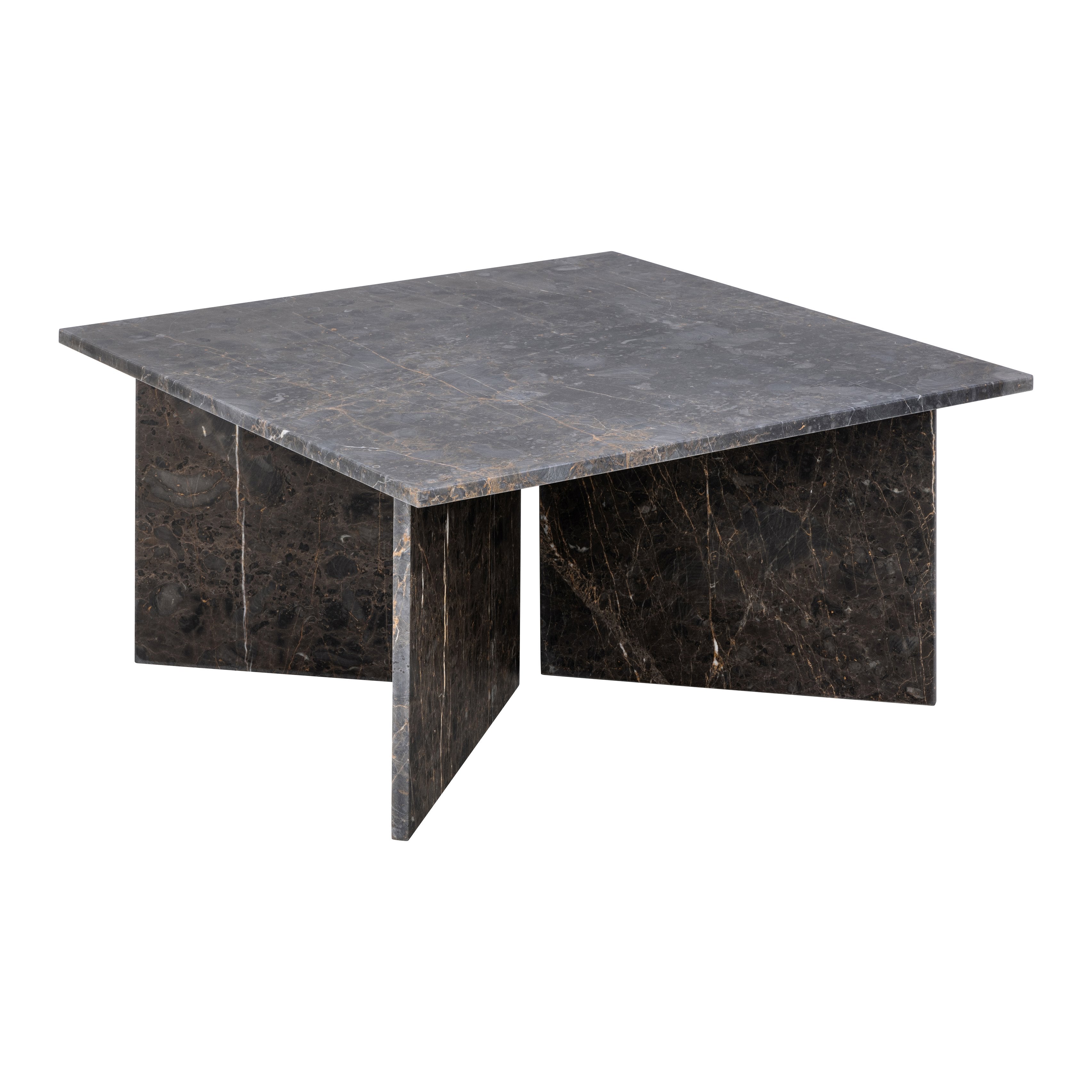 Marmeren Salontafel - Vierkant - Zwart