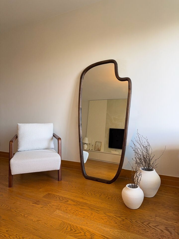 Lunvi - Organische Houten Spiegel 180x80 cm
