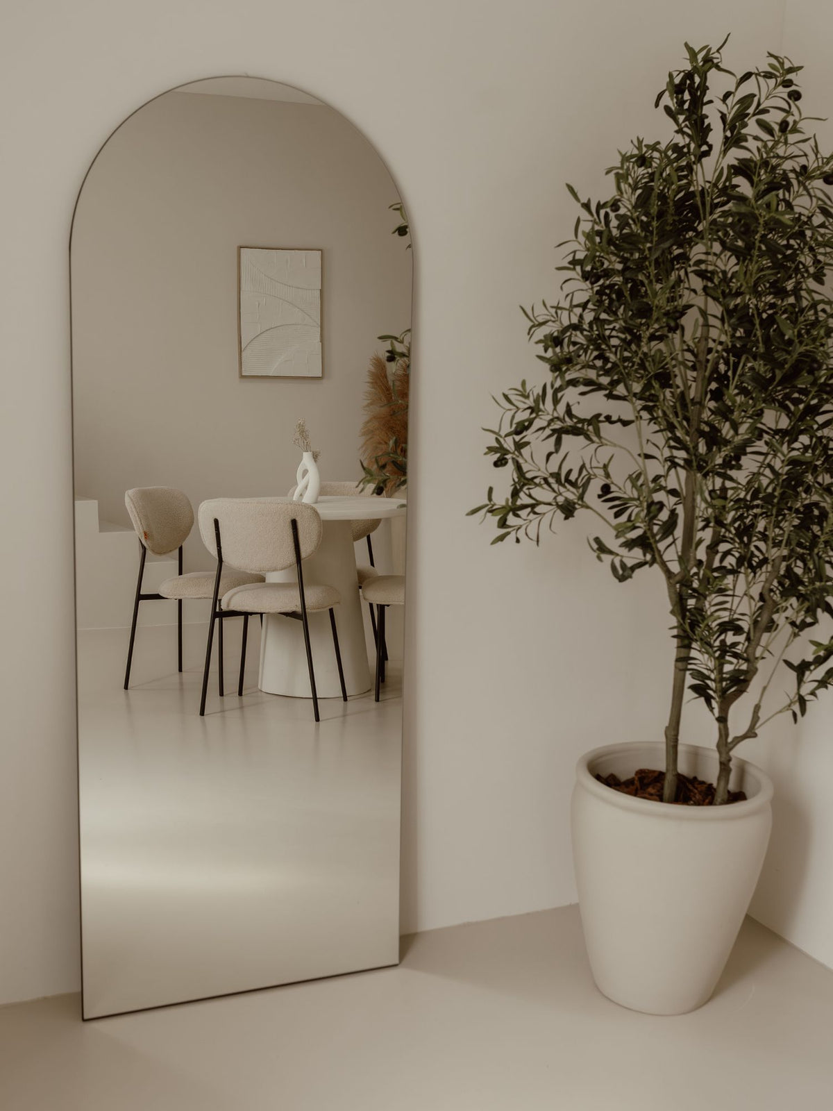 Staande frameless spiegel 180x70 cm zonder lijst