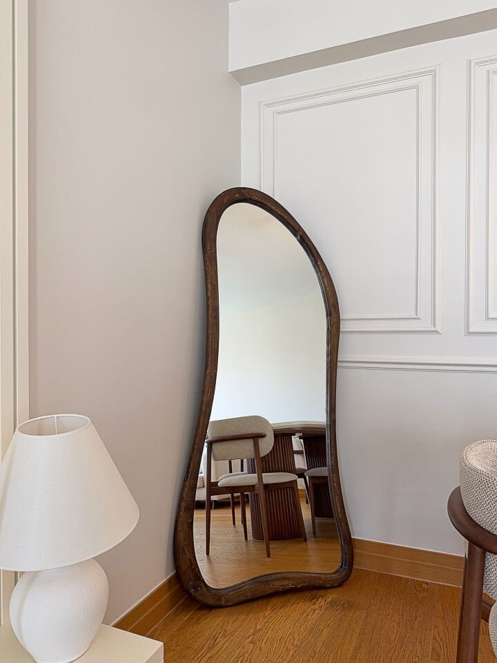 Liora - Organische Houten Spiegel 180x80 cm