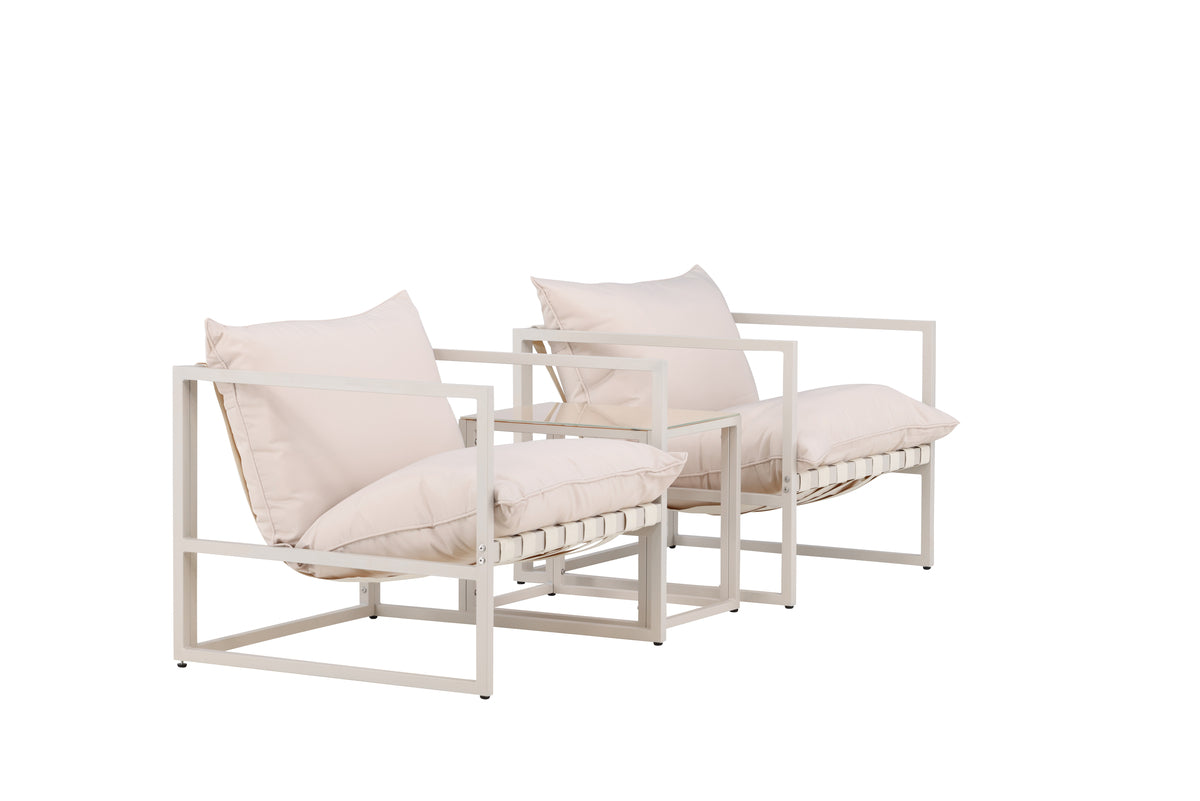 Beige Breeze Loungeset – 3-delig
