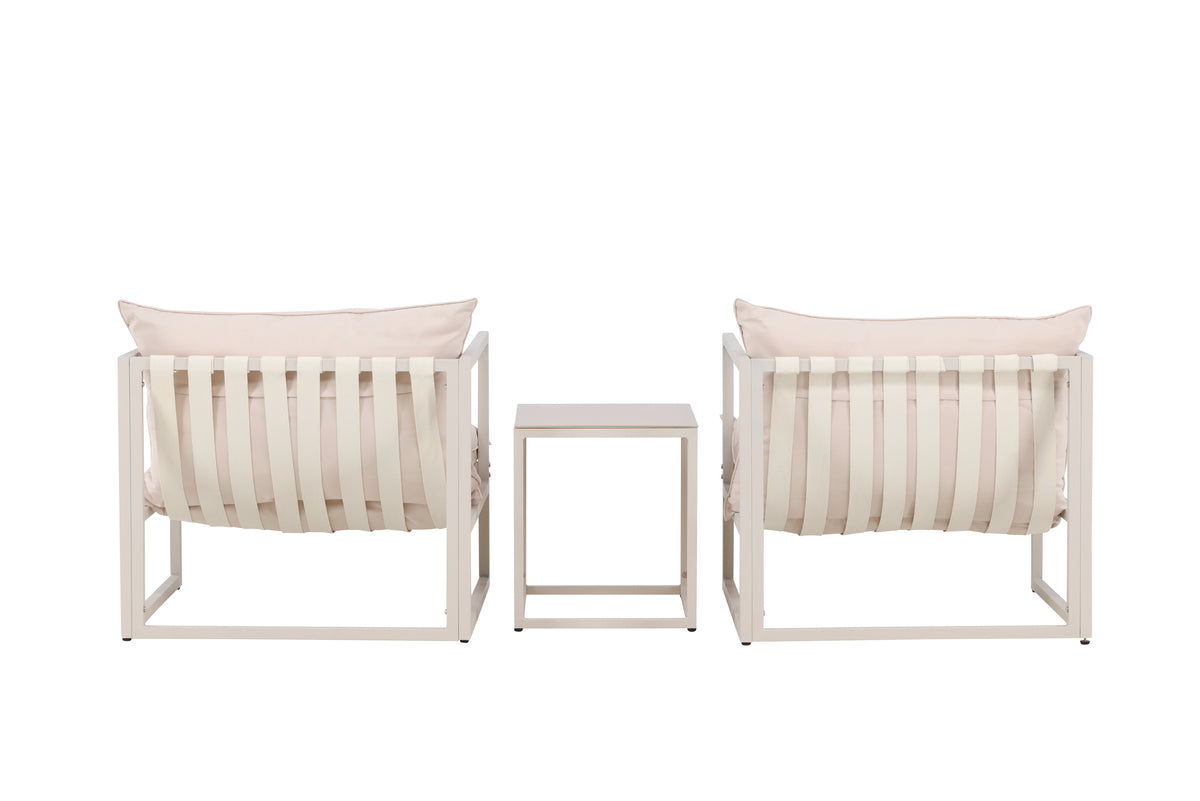 Beige Breeze Loungeset – 3-delig