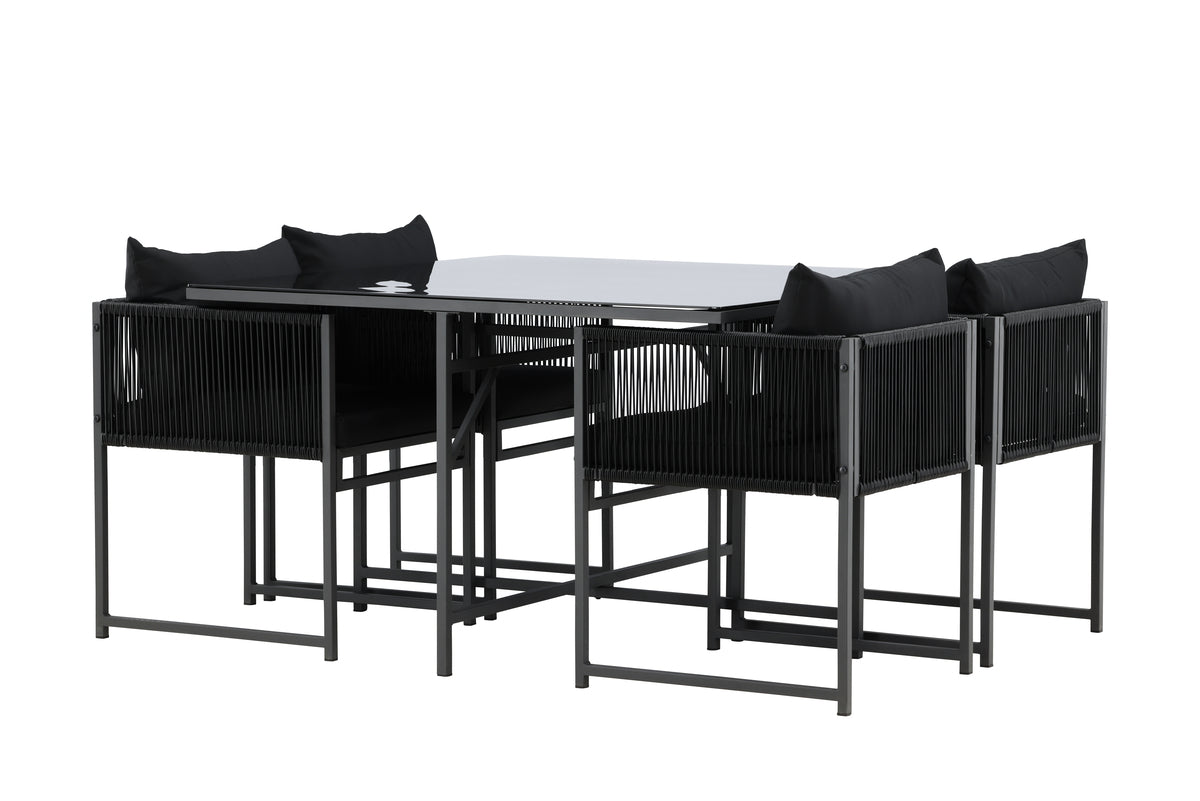 Noto Dining Set – Zwart