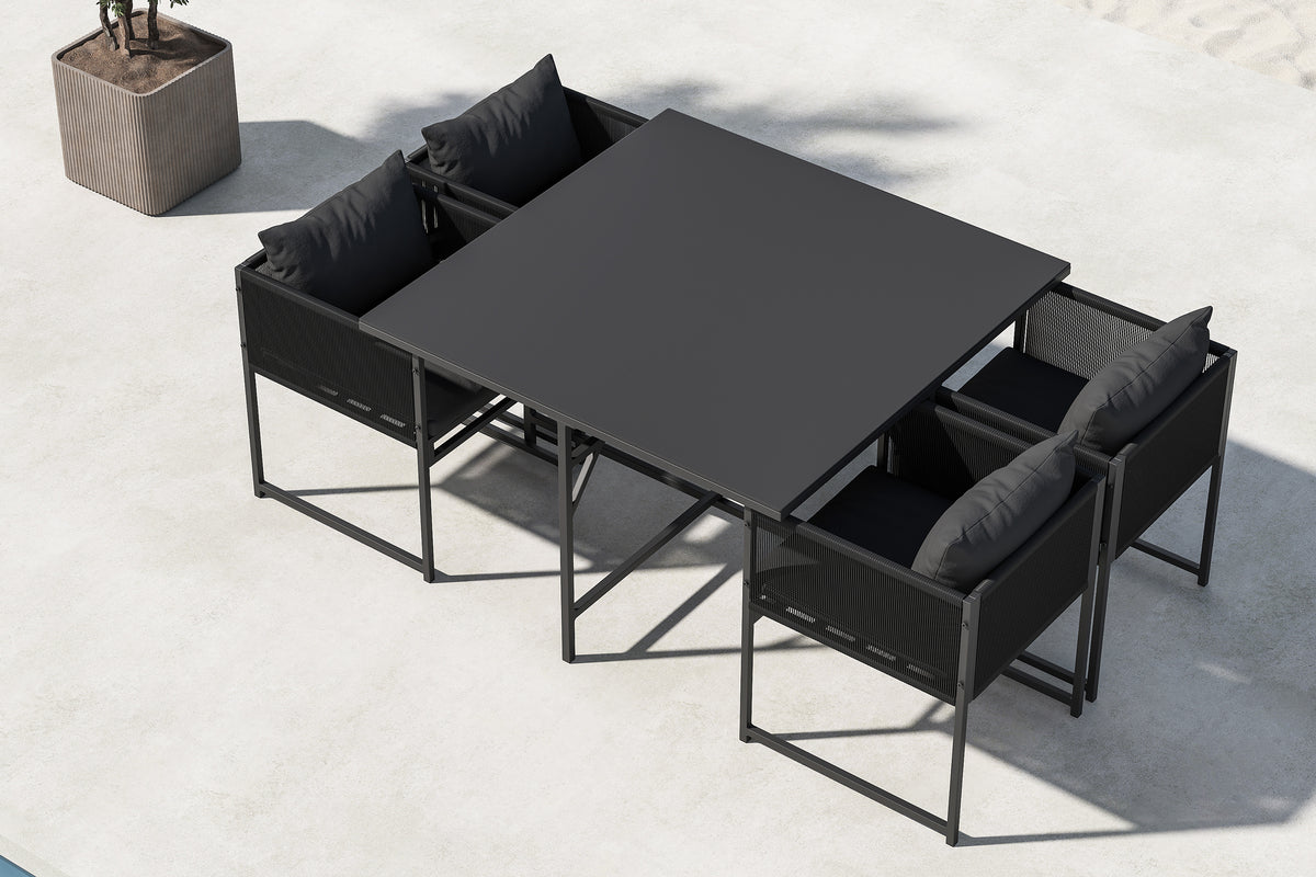 Noto Dining Set – Zwart