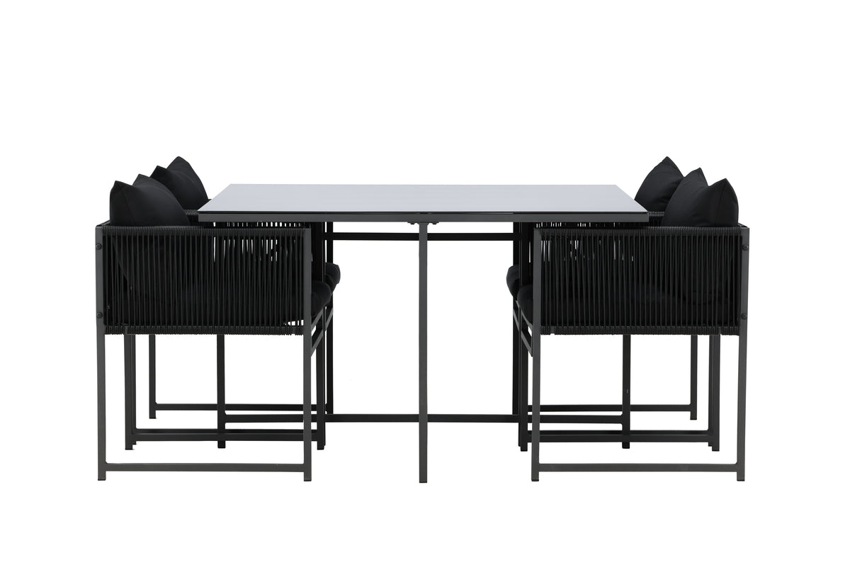 Noto Dining Set – Zwart