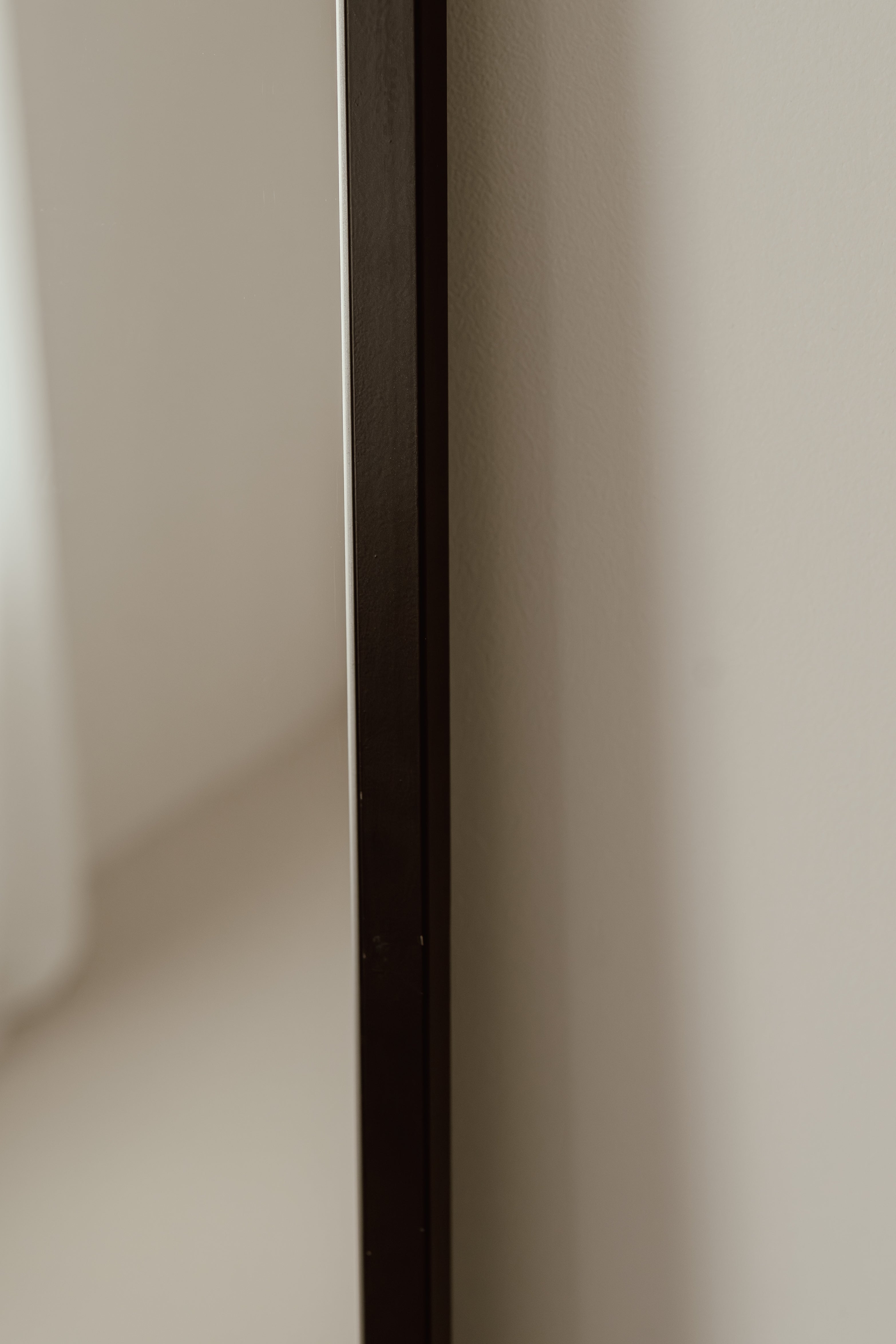 Grote Staande Spiegel Ruiten 180x80 Zwart