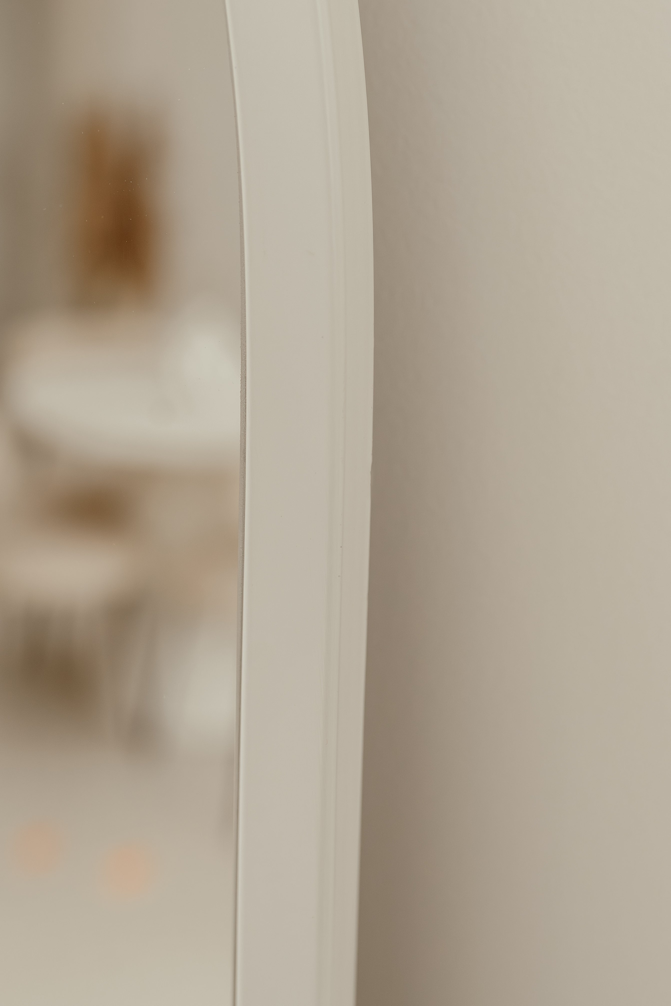 Staande spiegel 180x70 wit close up