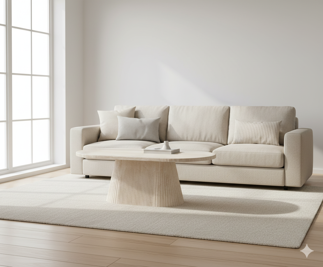 Salontafel Kimberly Travertin Beige