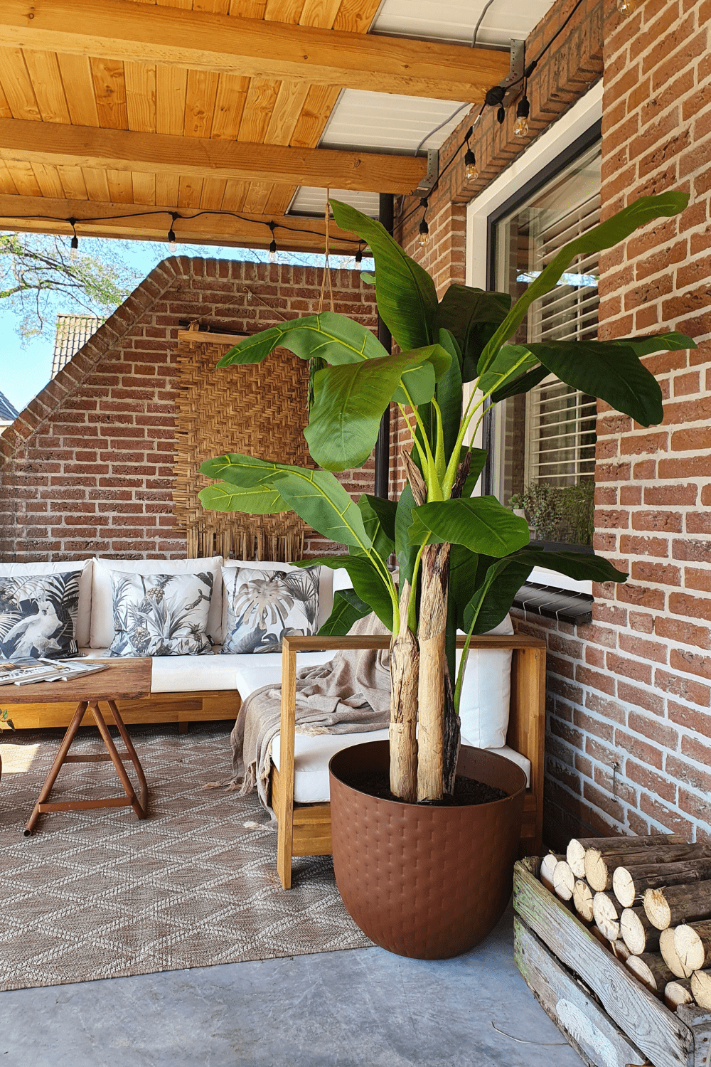 Kunst Bananenplant 180cm