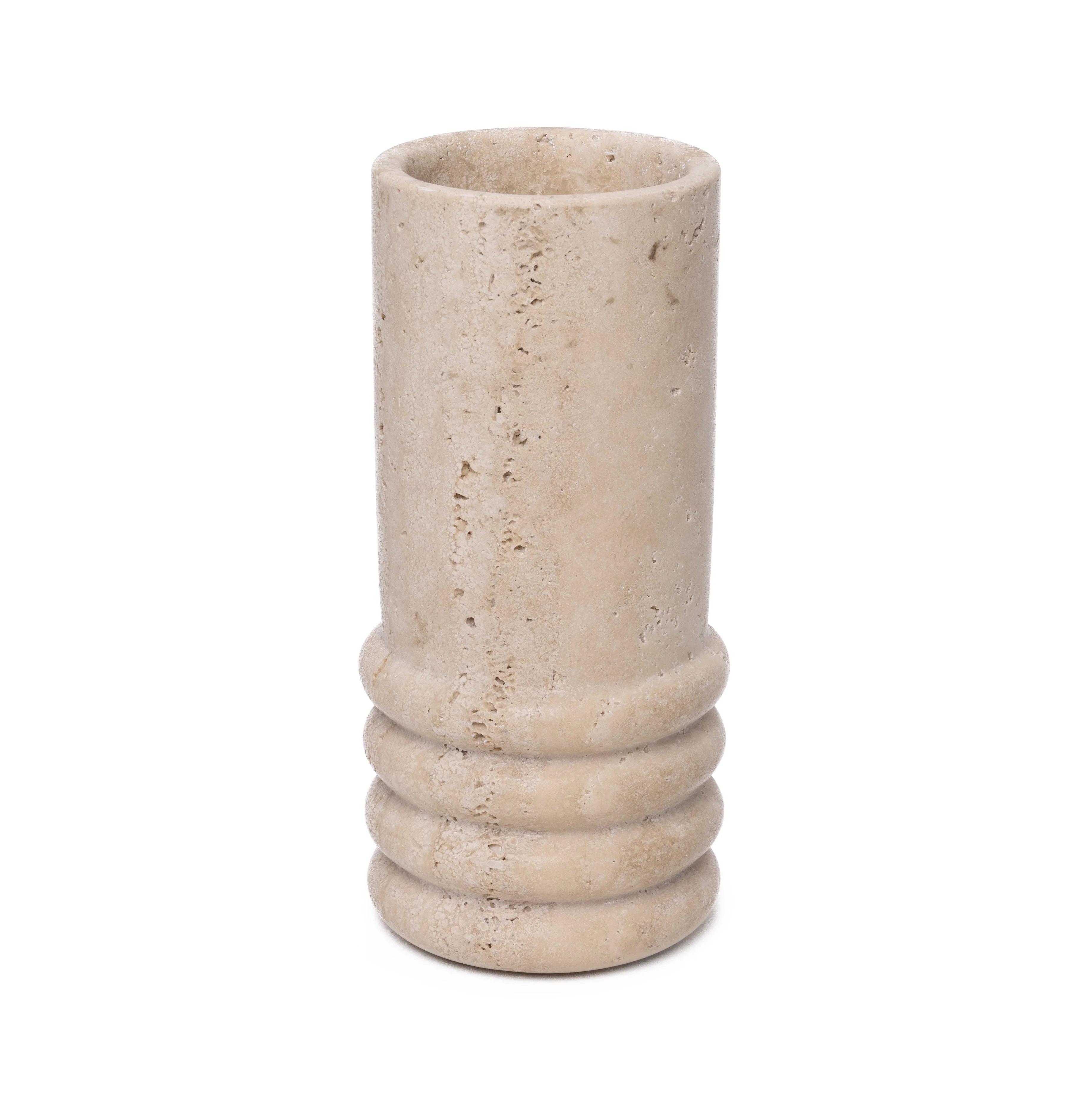 Travertine Vaas Molí 12x25cm
