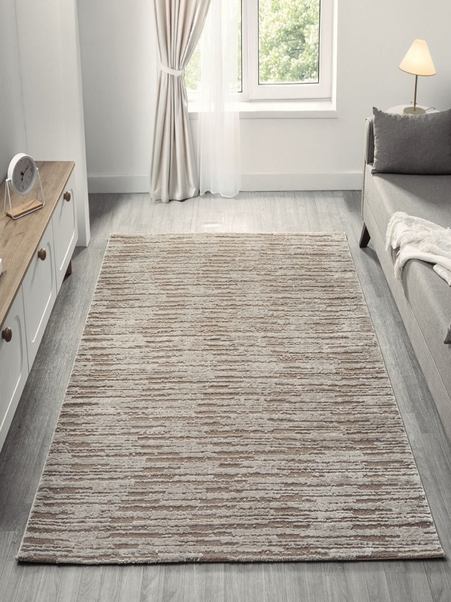 Liva – Taupe vloerkleed