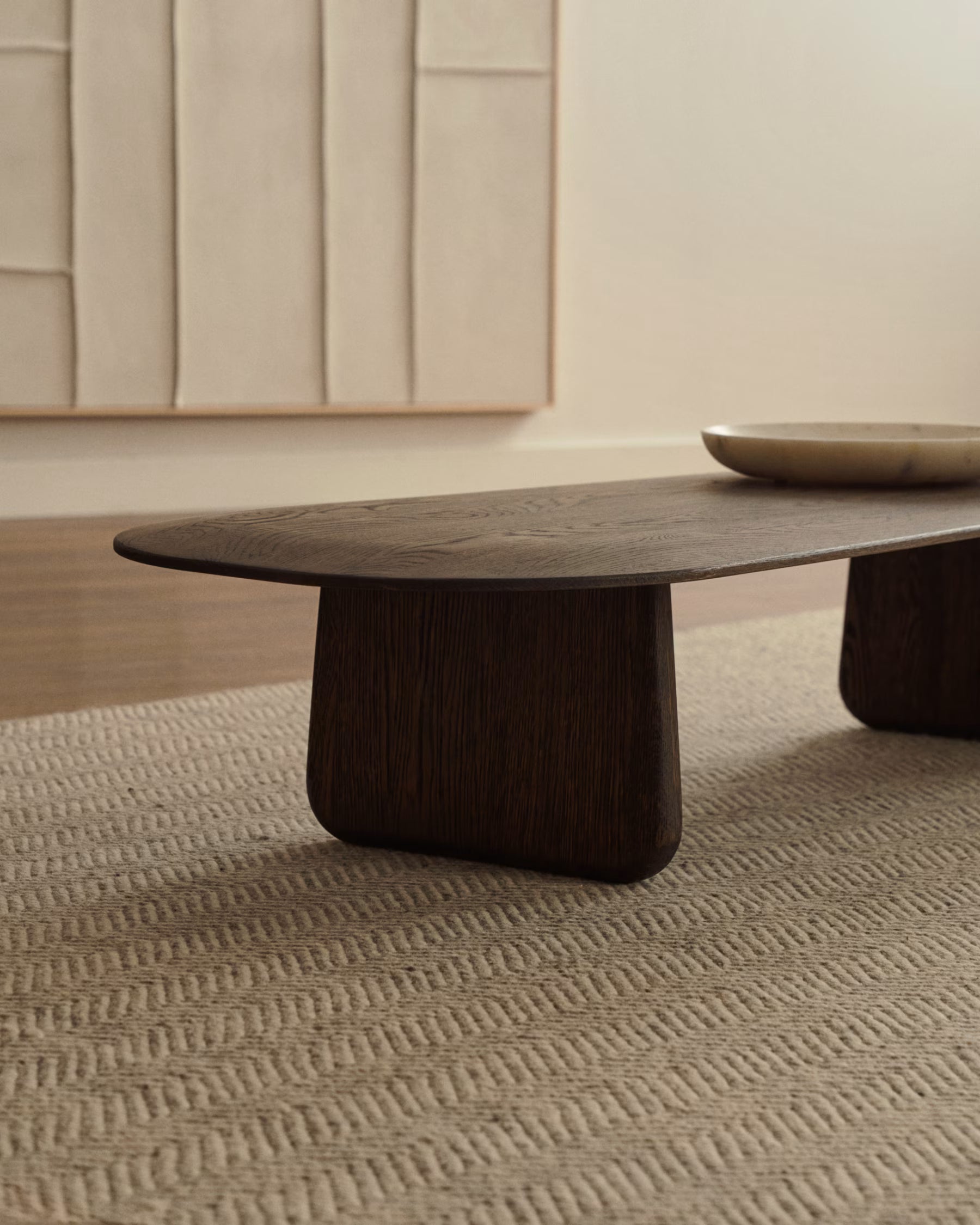 Norvik houten salontafel 147x65 cm – afbeelding 8