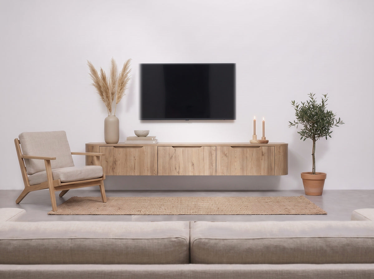 Miyoko tv-meubel eiken ophangen, stap 19