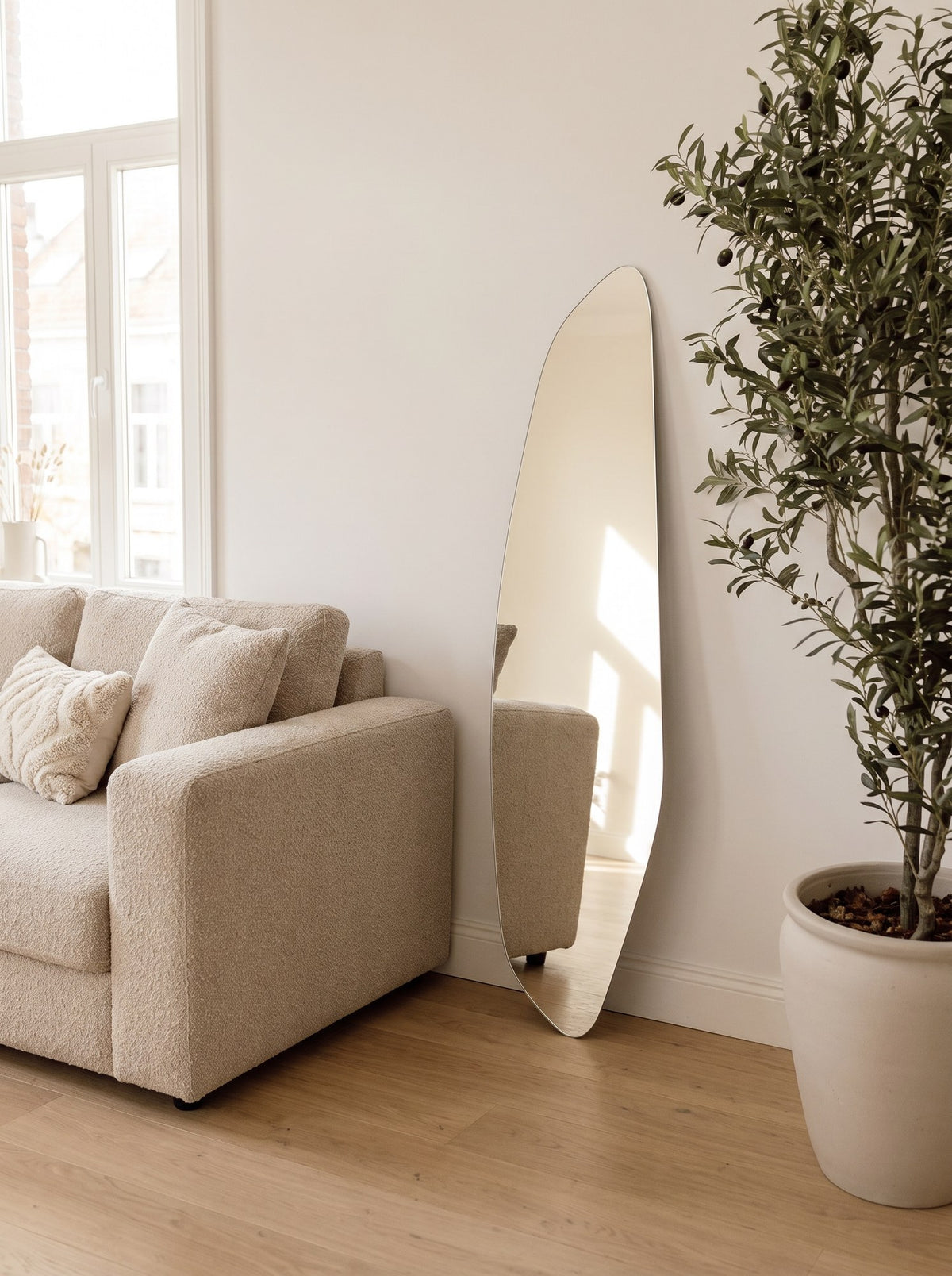 Asymmetrische Spiegel – 140 X 35 CM, afbeelding 6