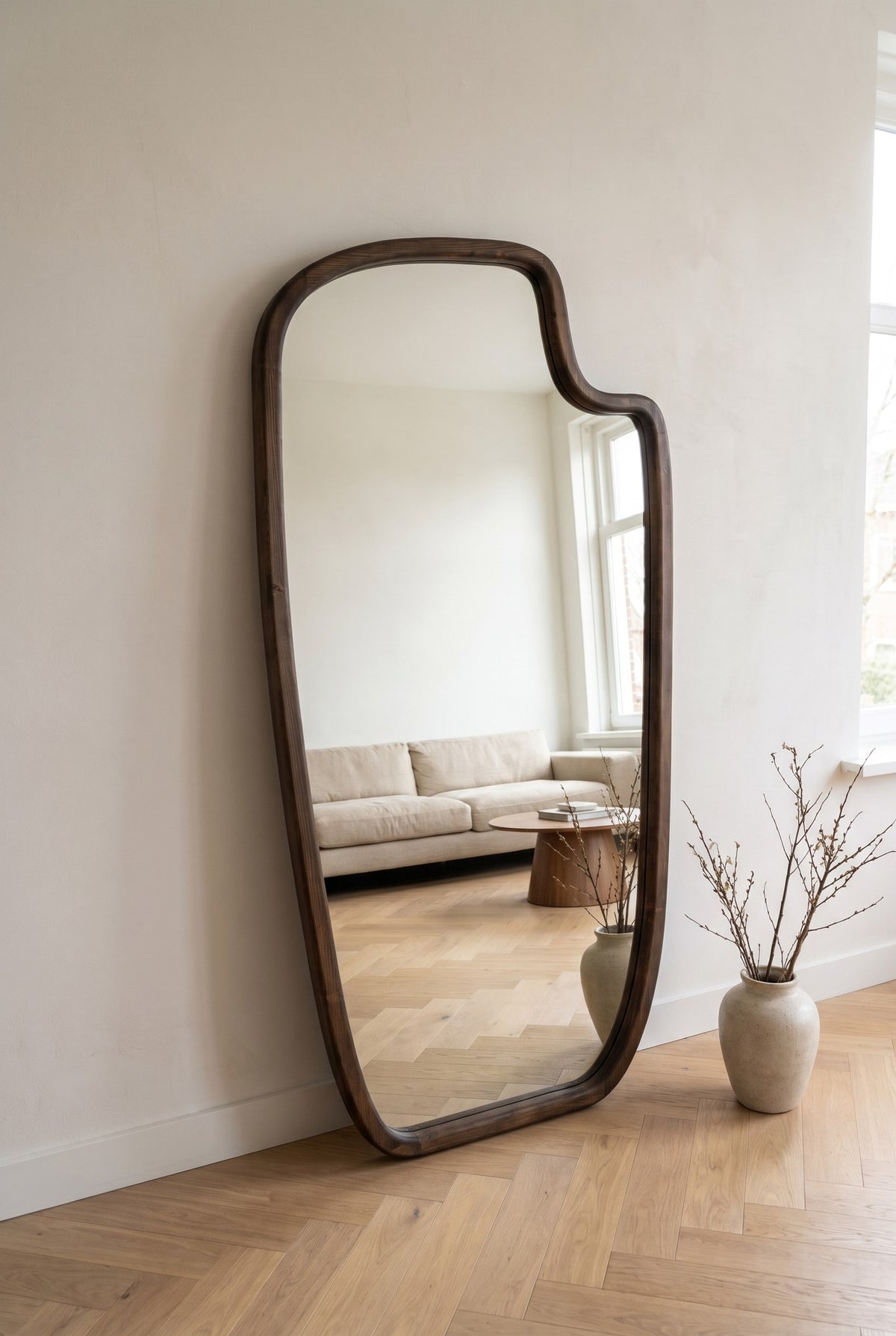 Lunor - Organische Houten Spiegel 180x100 cm, afbeelding 6