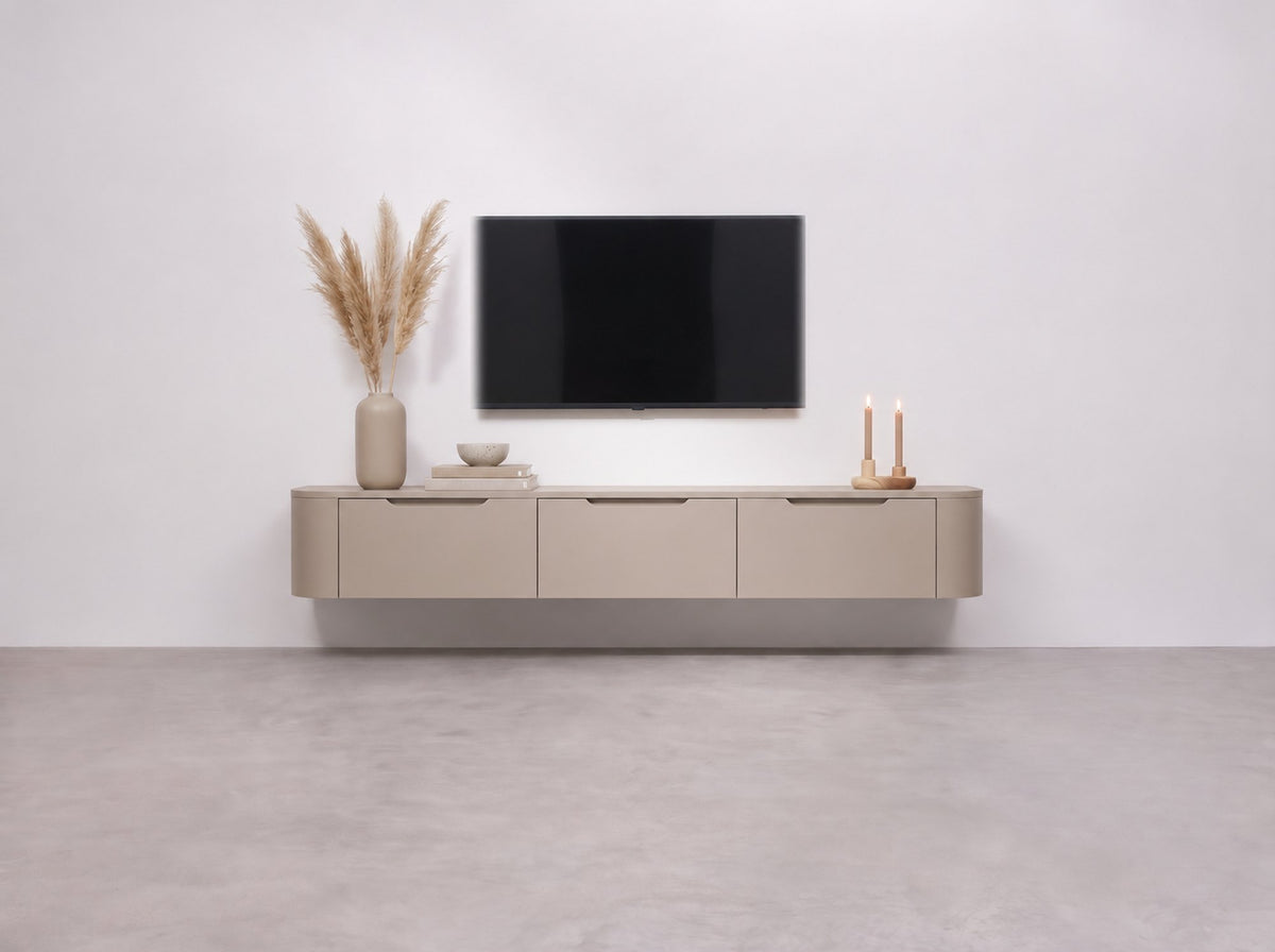 Miyoko tv-meubel taupe ophangen, stap 16