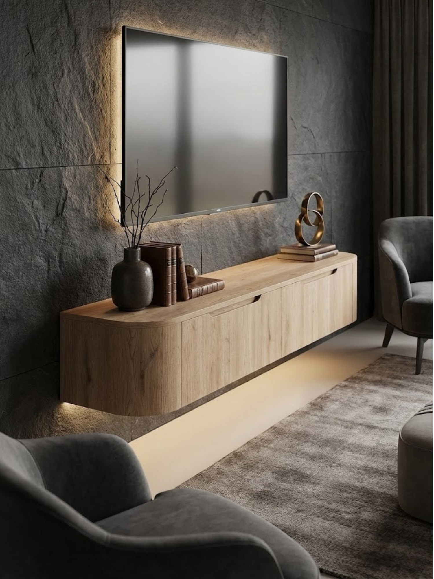 Miyoko Eiken Japandi TV-Meubel L180CM x D32CM x H38CM