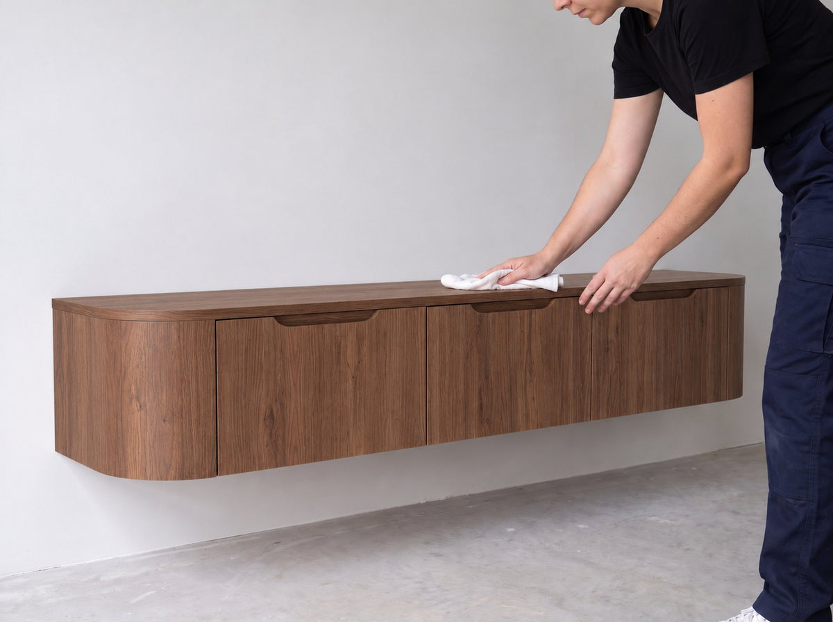 Miyoko tv-meubel walnoot ophangen, stap 9